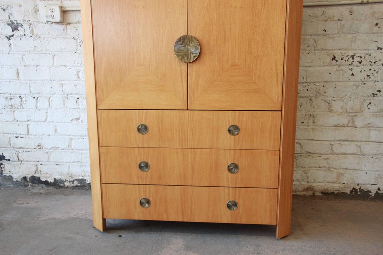 Charles Pfister for Baker Furniture Primavera Art Deco Wardrobe