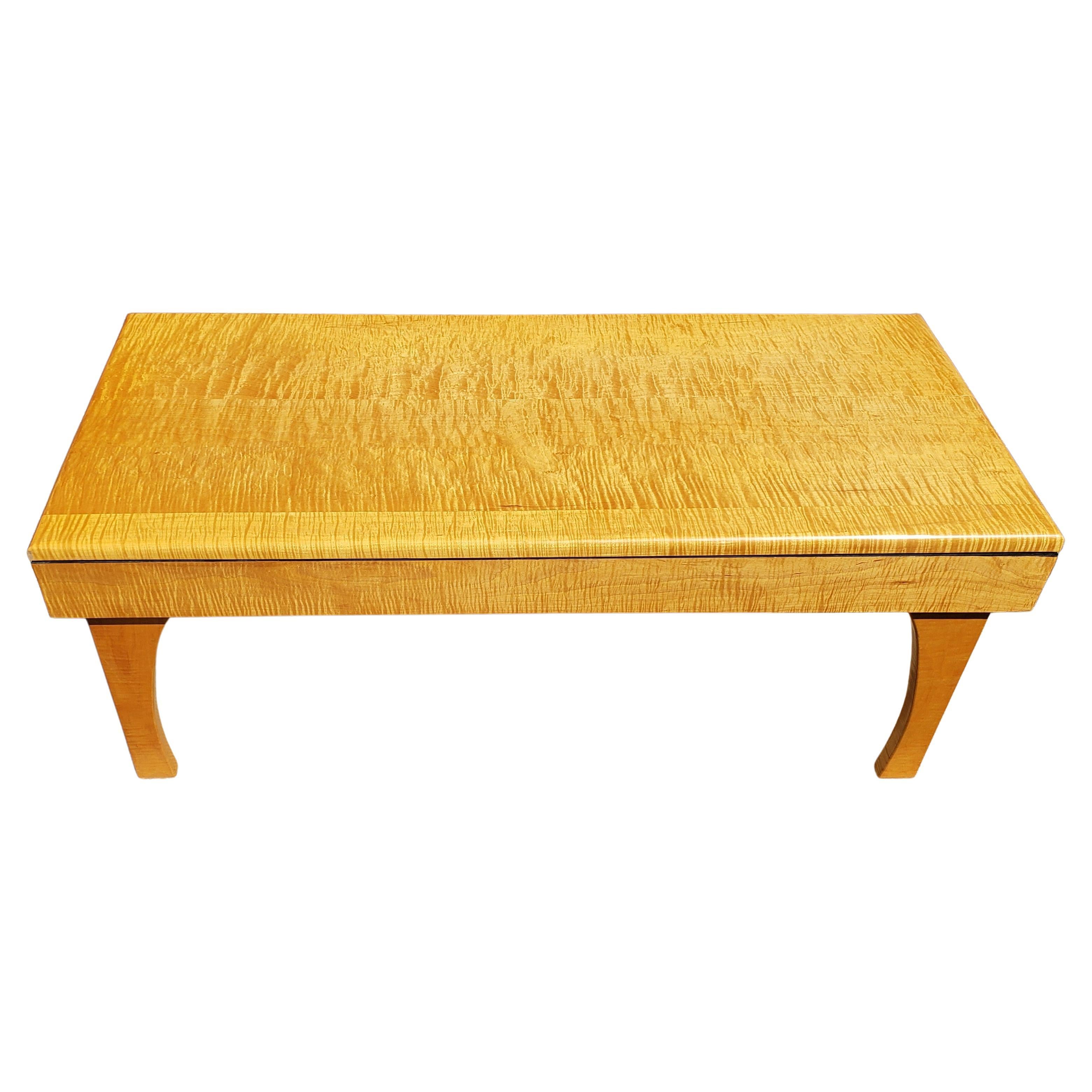 Exquisite HandPainted Coffee Table by Alessandro for Baker, circa 1985
