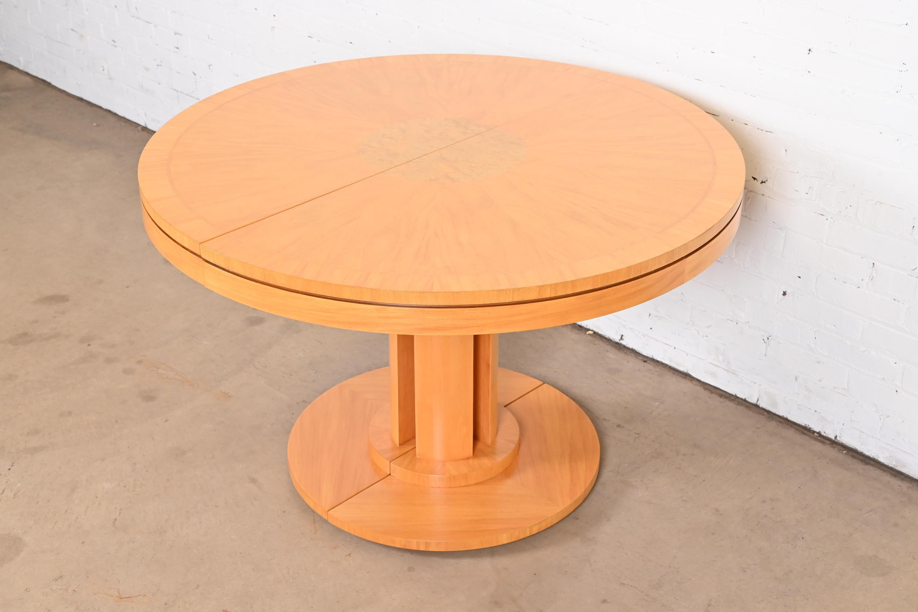 Charles Pfister for Baker Modern Art Deco Primavera Dining Table or Center Table In Good Condition In South Bend, IN
