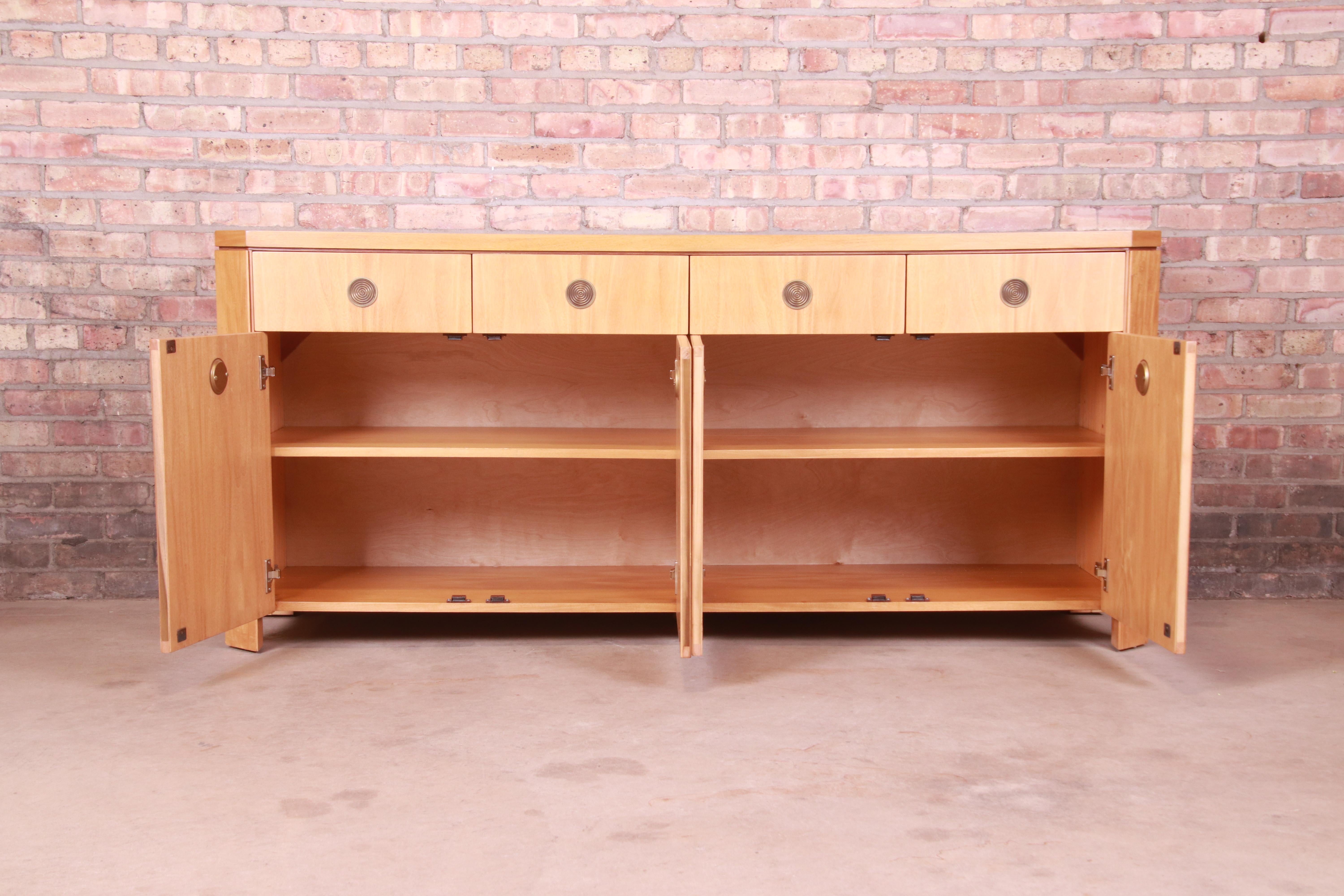 Charles Pfister für Baker Primavera, Art déco-Sideboard-Anrichte oder Barschrank im Angebot 6