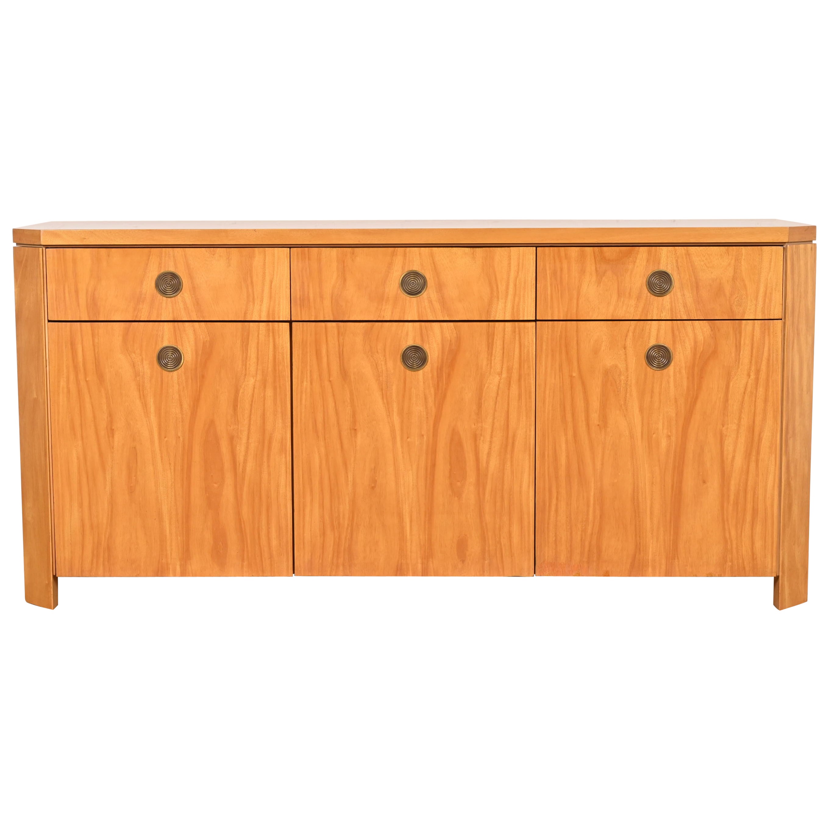 Charles Pfister for Baker Primavera Art Deco Sideboard Credenza or Bar Cabinet