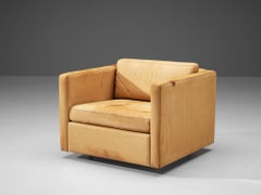 Charles Pfister for Knoll Club Chair in Camel Leather