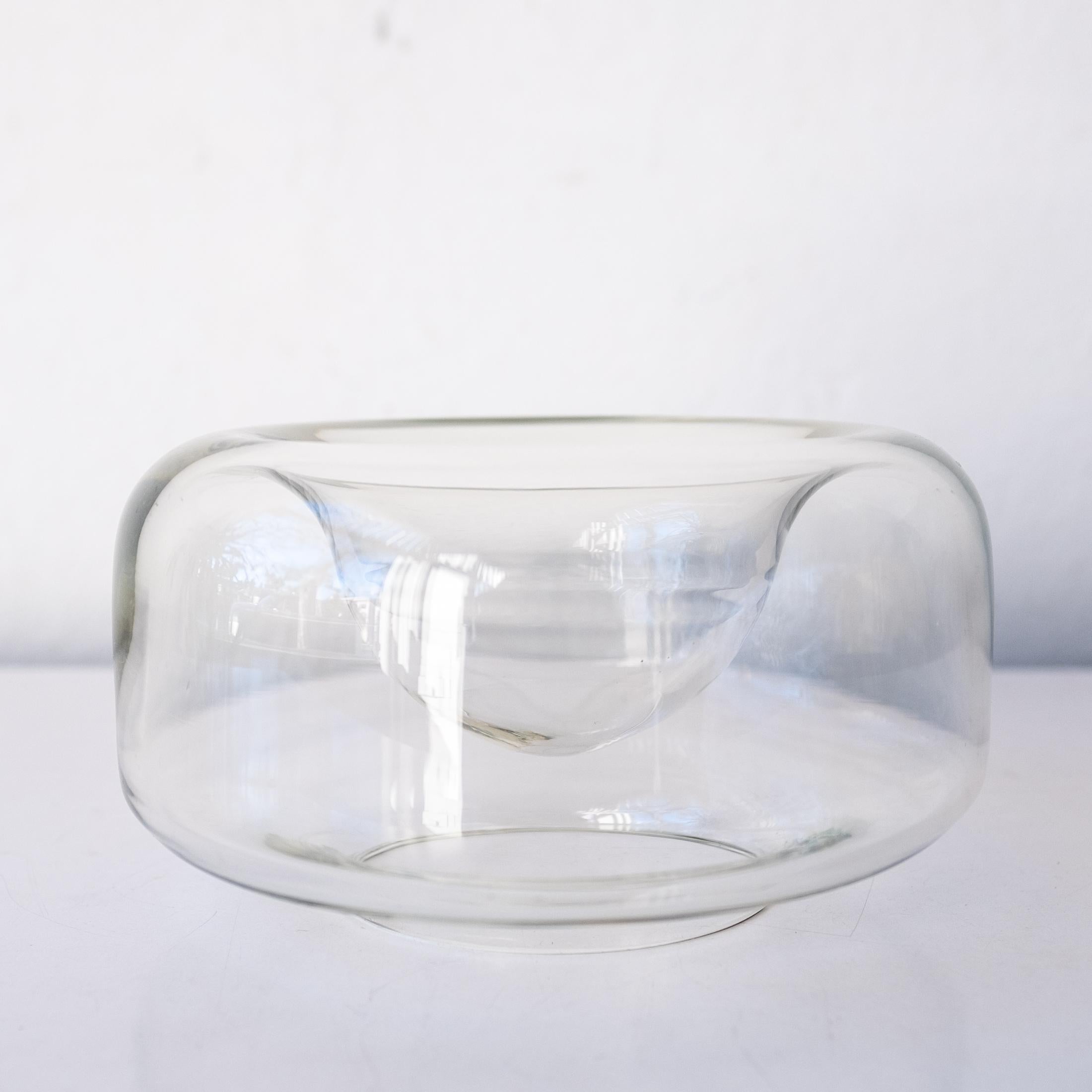 Mid-Century Modern Charles Pfister for Knoll Vistosi Glass Bowl