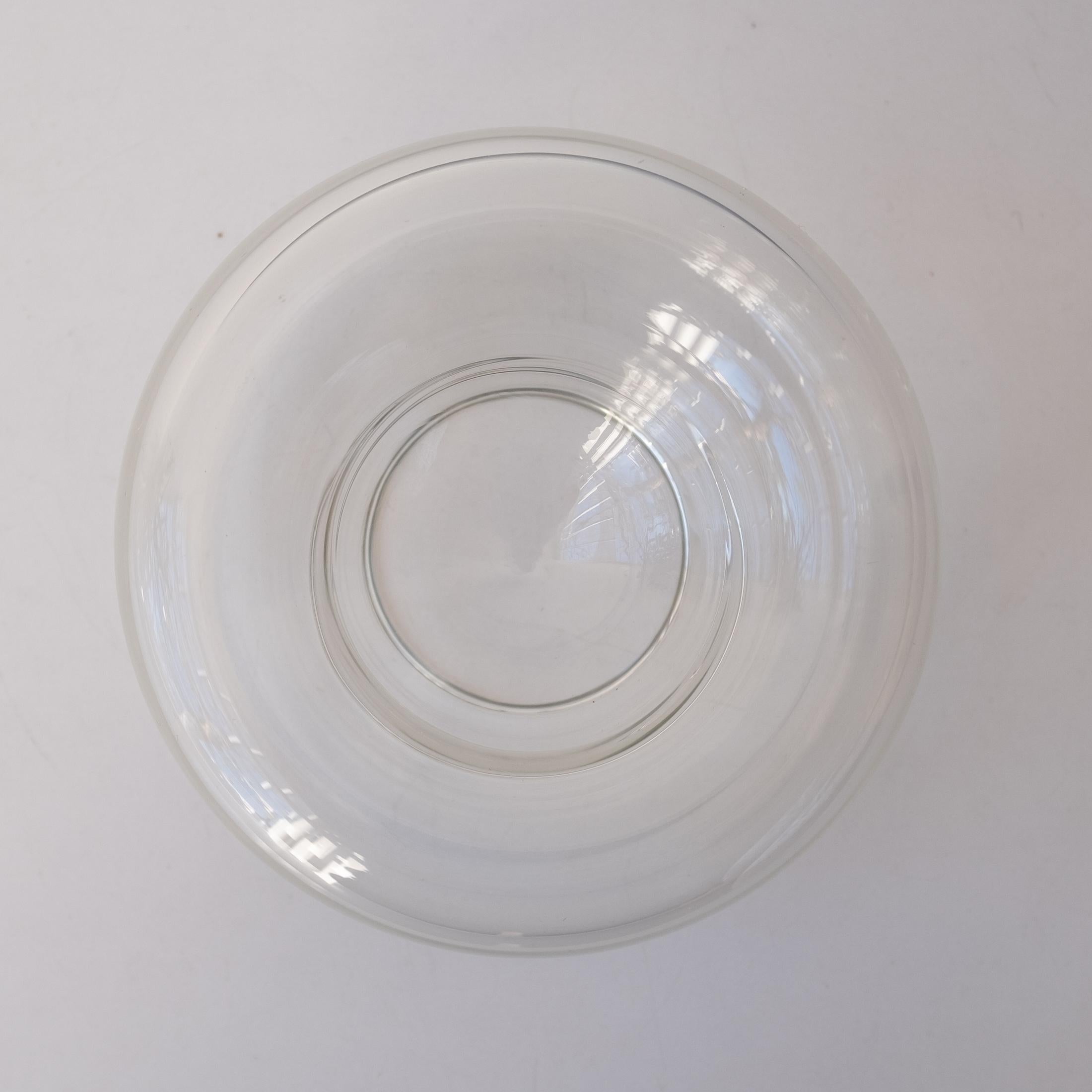Italian Charles Pfister for Knoll Vistosi Glass Bowl