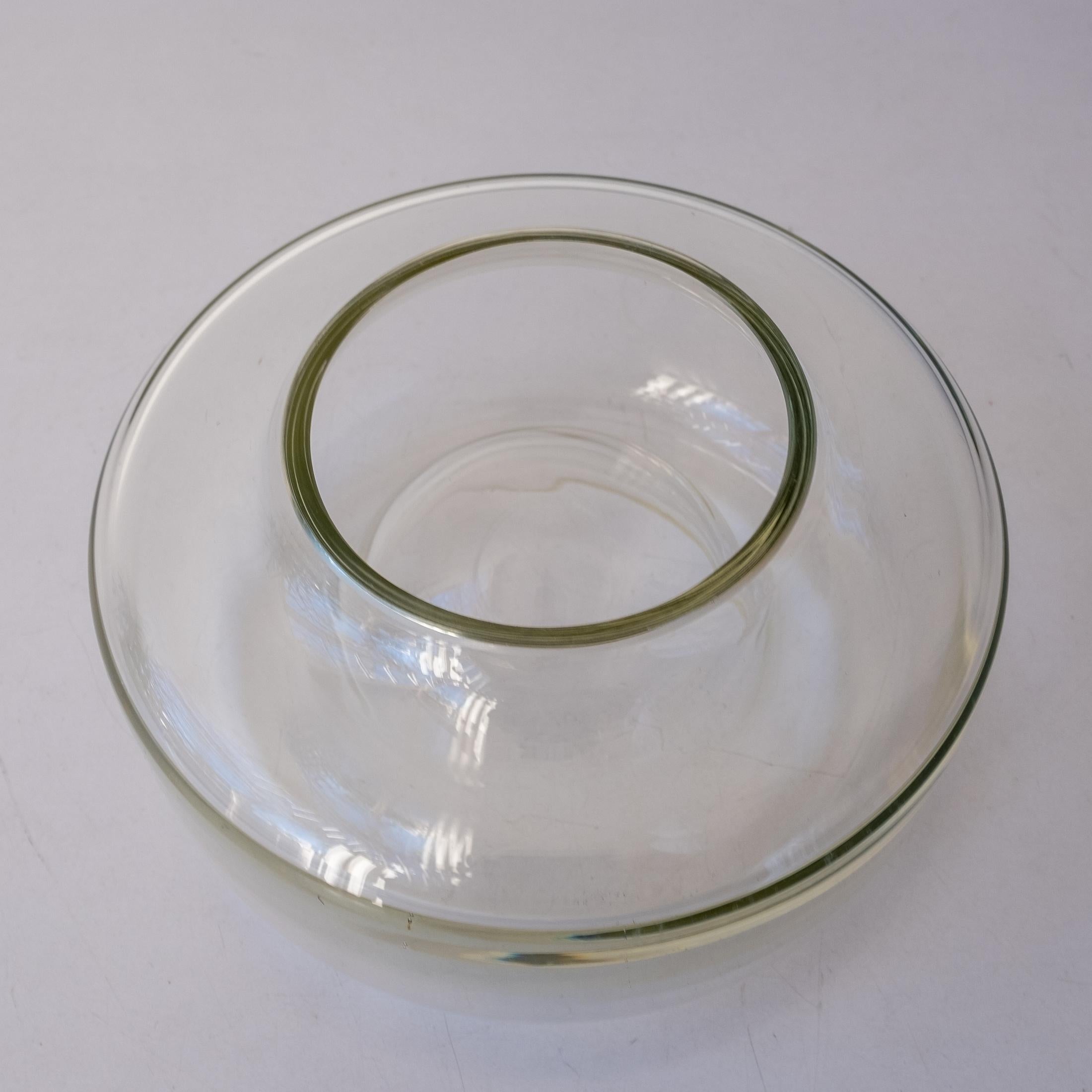 Late 20th Century Charles Pfister for Knoll Vistosi Glass Bowl