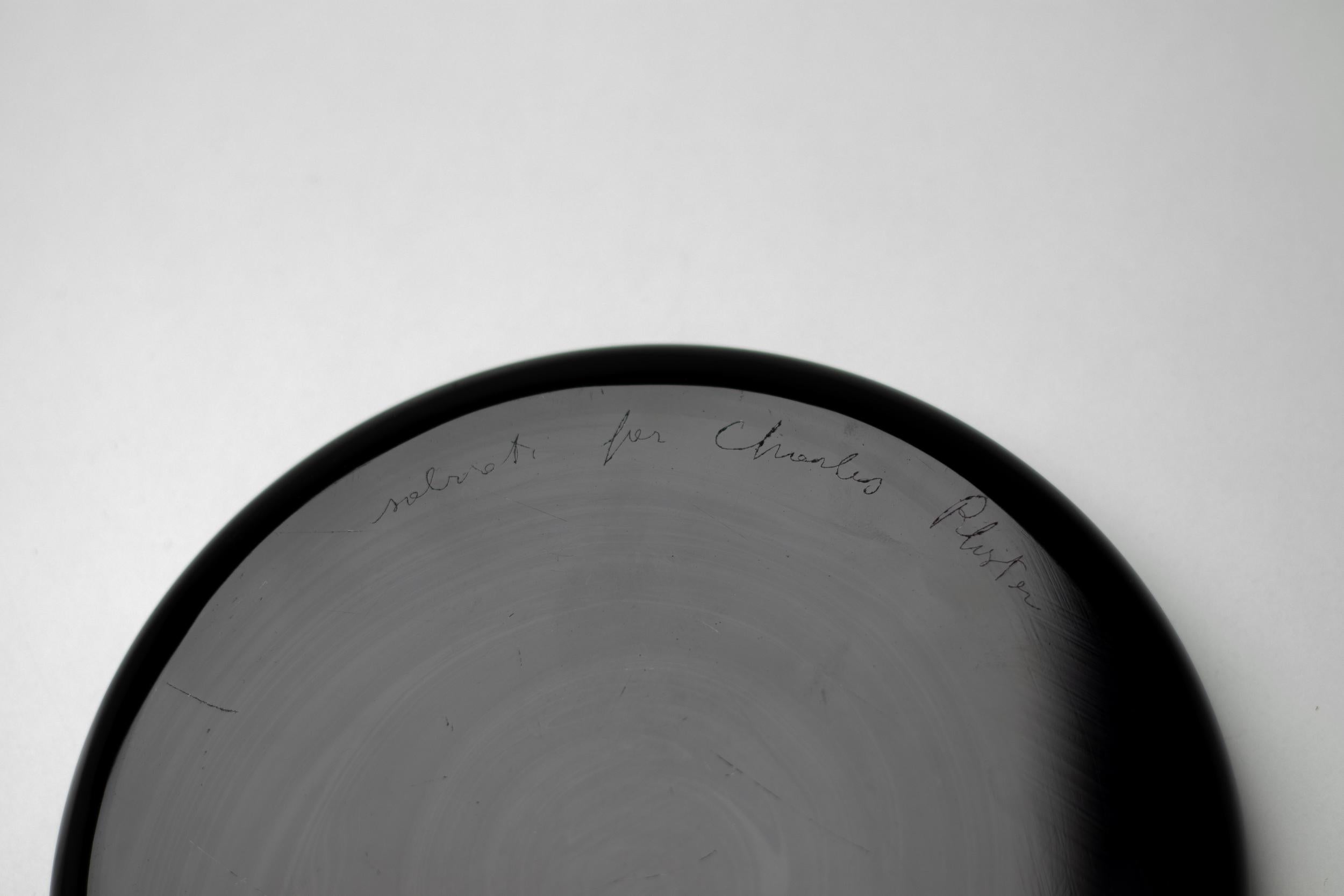 Charles Pfister Murano Glass Bowl In Good Condition For Sale In Dronten, NL