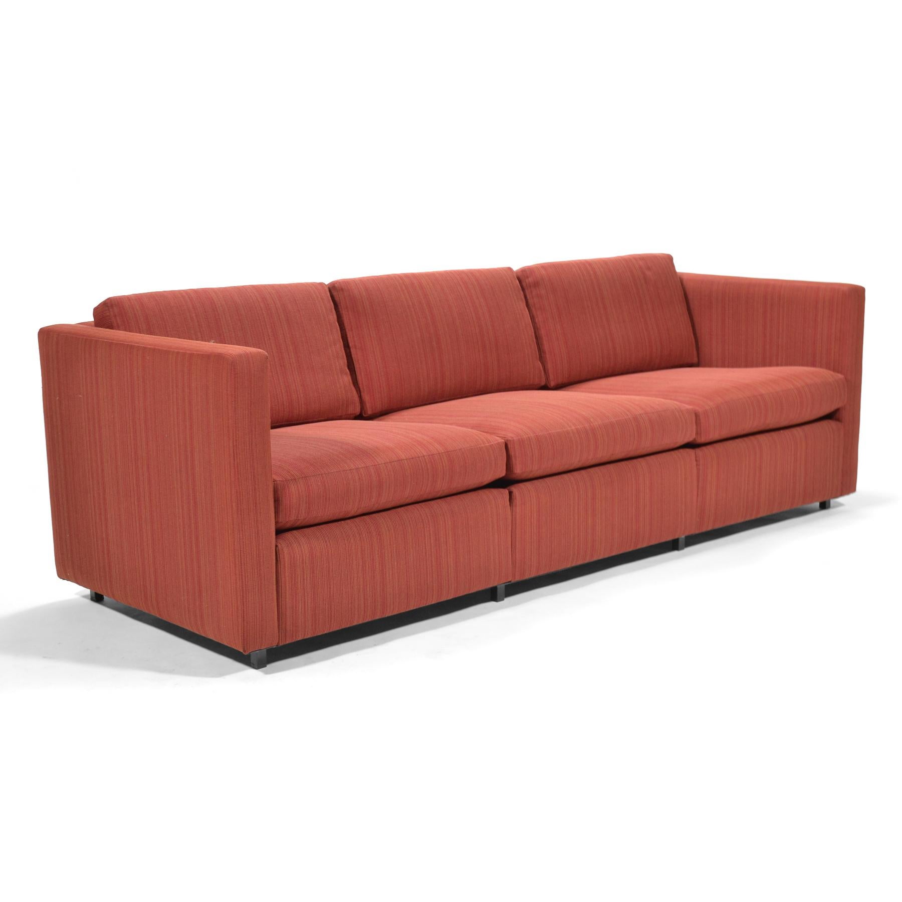 Mid-Century Modern Petit canapé Charles Pfister par Knoll en vente