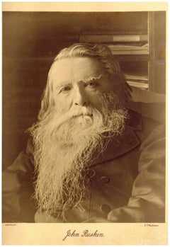 Portrait of John Ruskin - Original Photograph by Charles Philip McCarthy - 1890s