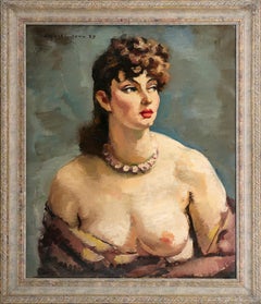 Charles PICART LE DOUX, The Beautiful Girl, Oil on Canvas, 1939