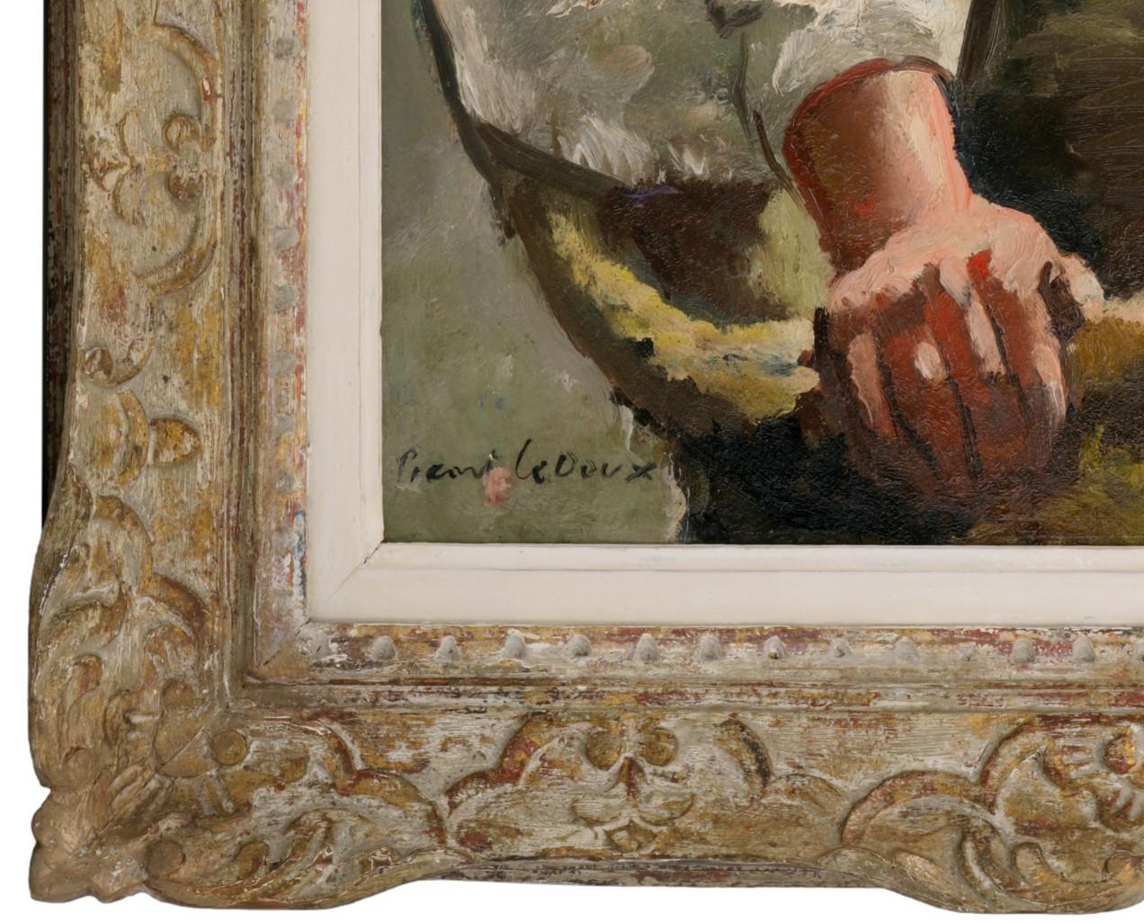 L'Italie, huile sur toile, 1924 - Post-impressionnisme Painting par Charles Picart le Doux