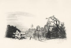 "Belleville-Menilmontant" original etching