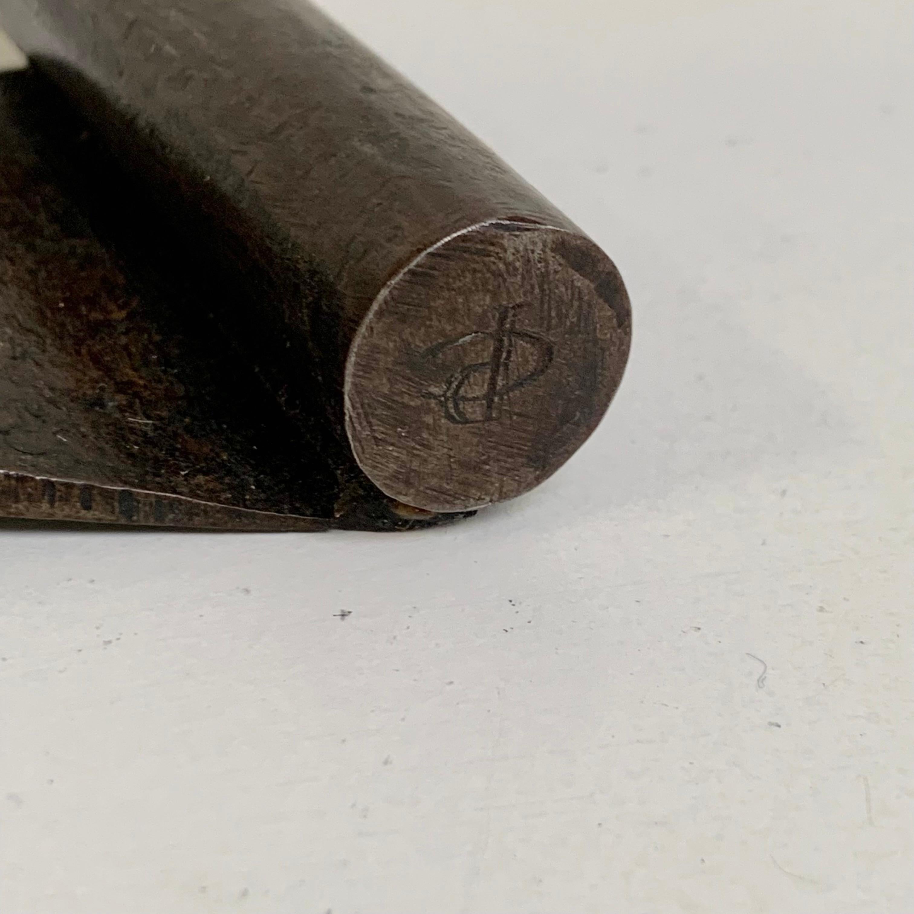 Charles Piguet Coppia di portacandele in ferro battuto stampati, circa 1925, Francia. in vendita 8