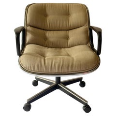 Charles Pollack Executive Office Chair for Knoll International. 4 Star Base.1965