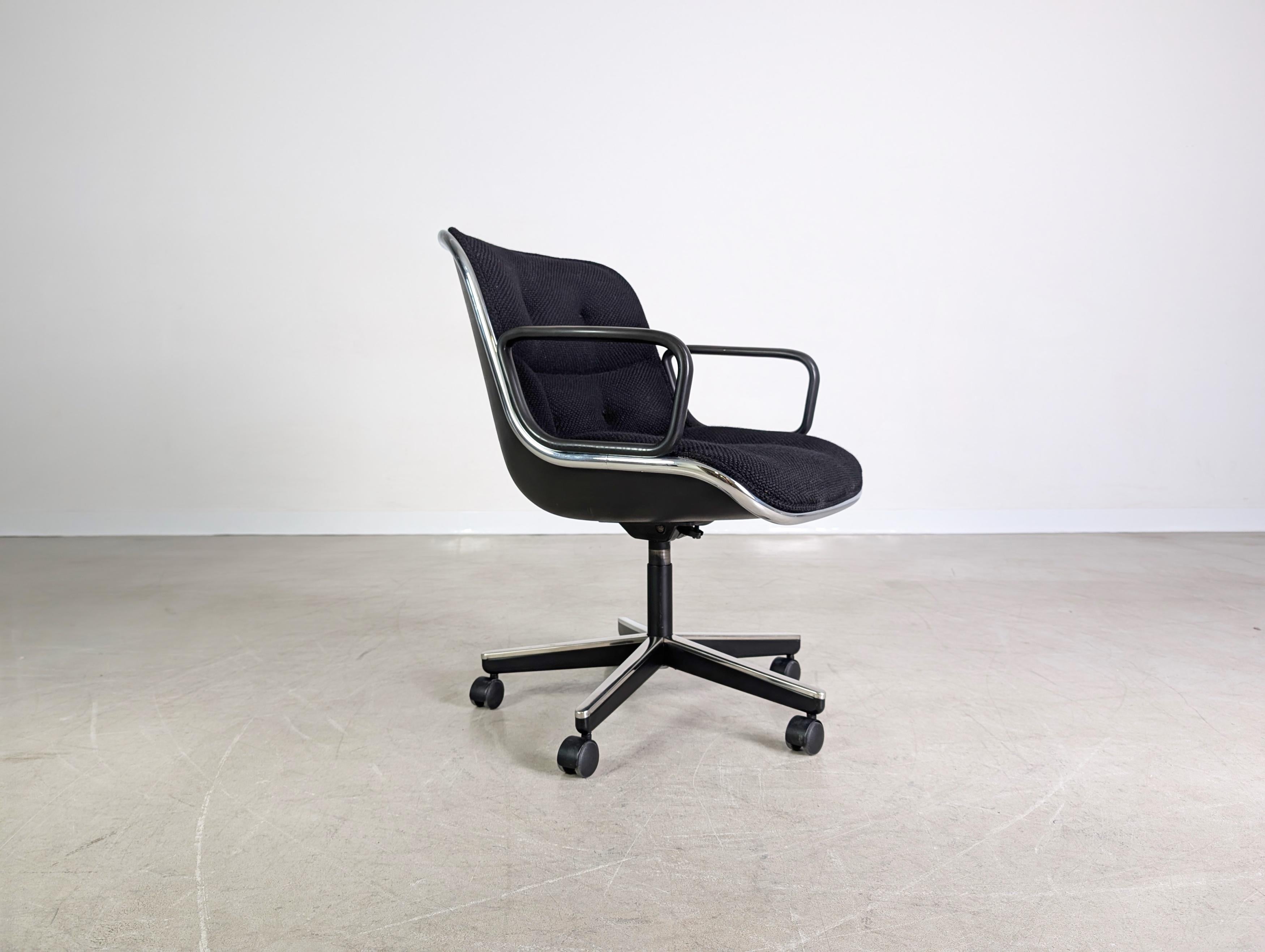 German Charles Pollock Bürostuhl Chefsessel Knoll Intenational Executive Chair For Sale