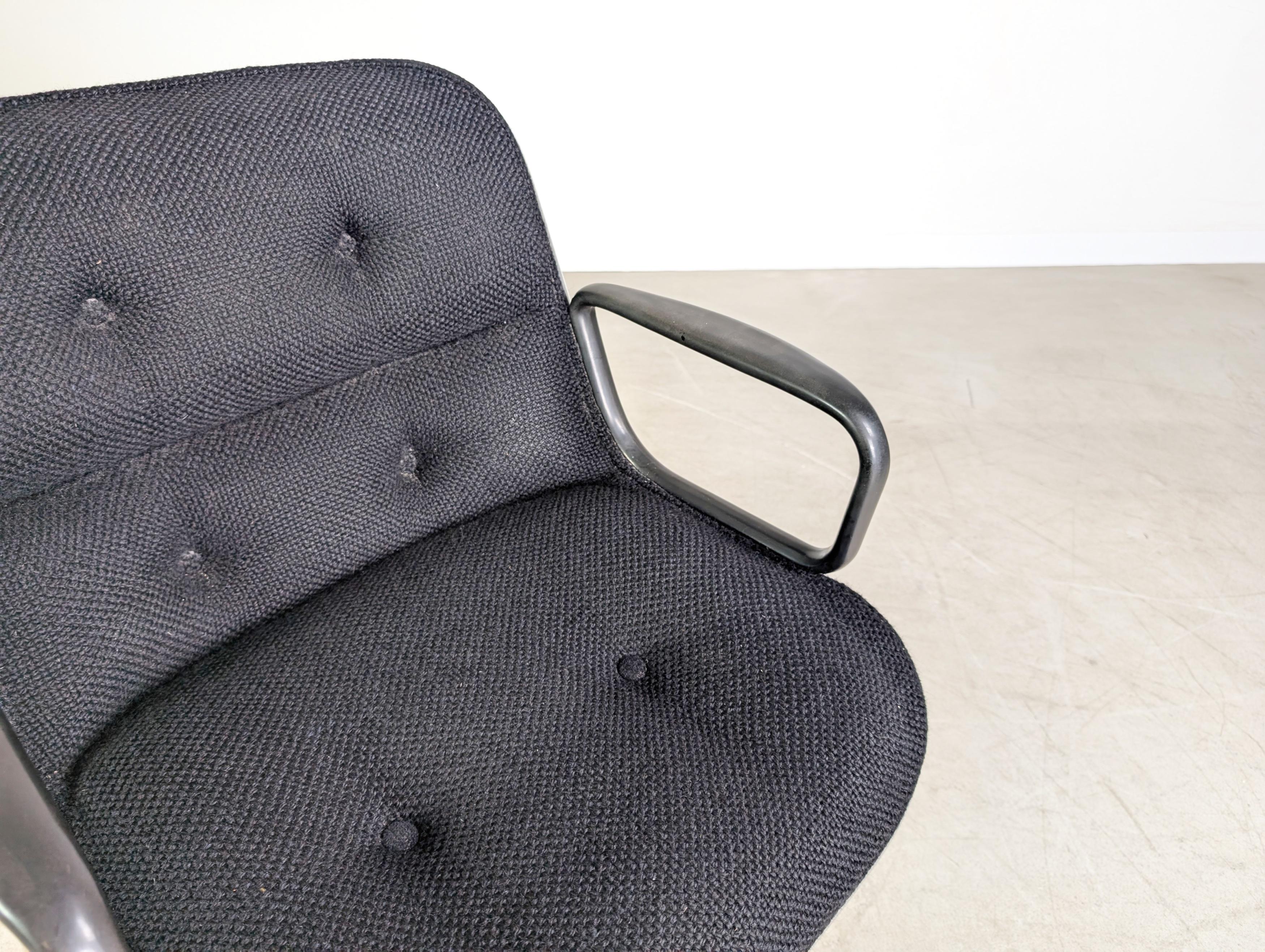 Fabric Charles Pollock Bürostuhl Chefsessel Knoll Intenational Executive Chair For Sale