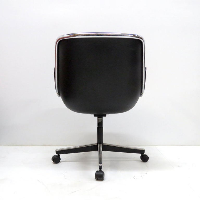 Late 20th Century Charles Pollock Executive Armchairs For Sale