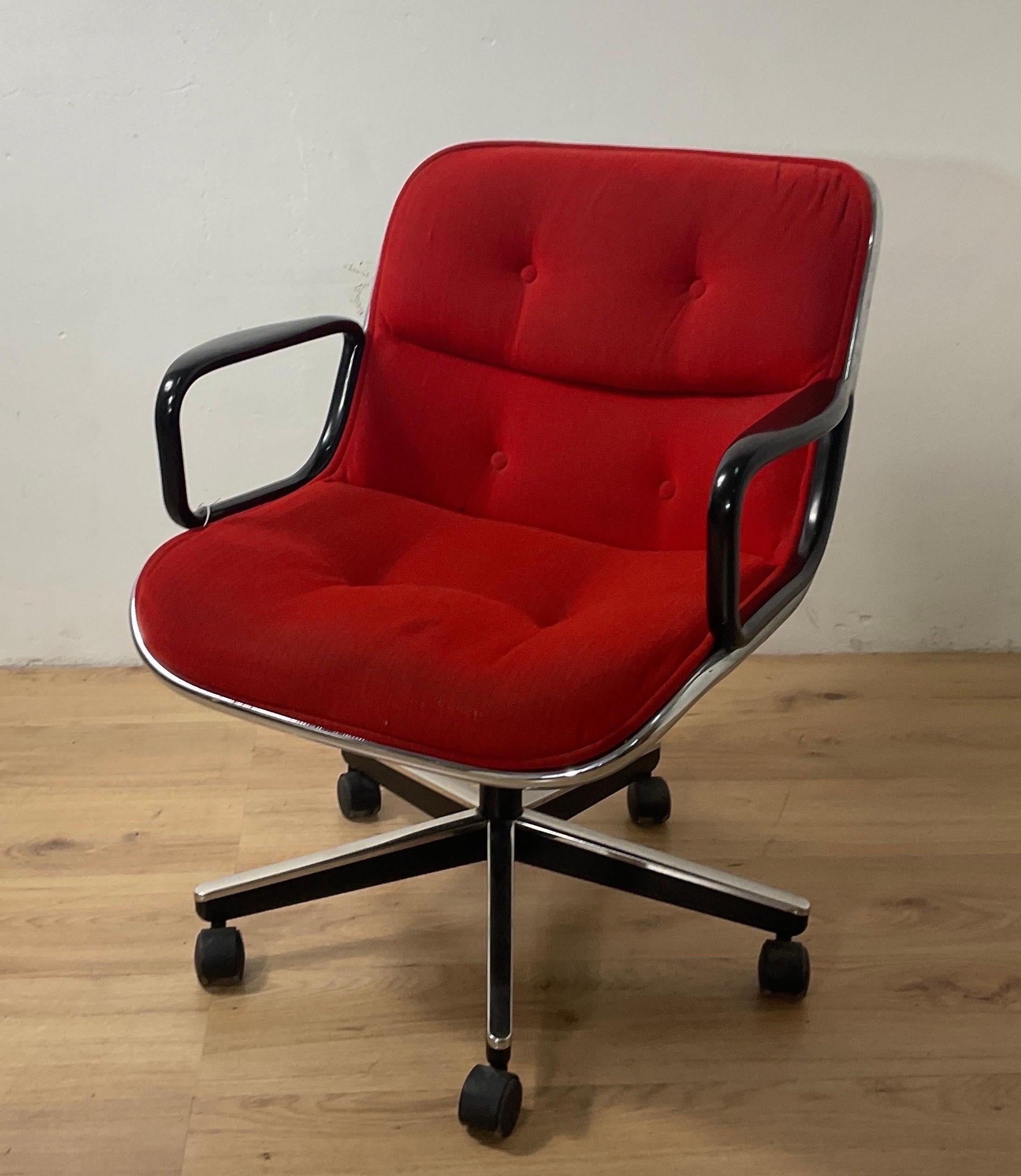 Saint Pierre and Miquelon Charles Pollock Executive Chair for Knoll, 1963 For Sale