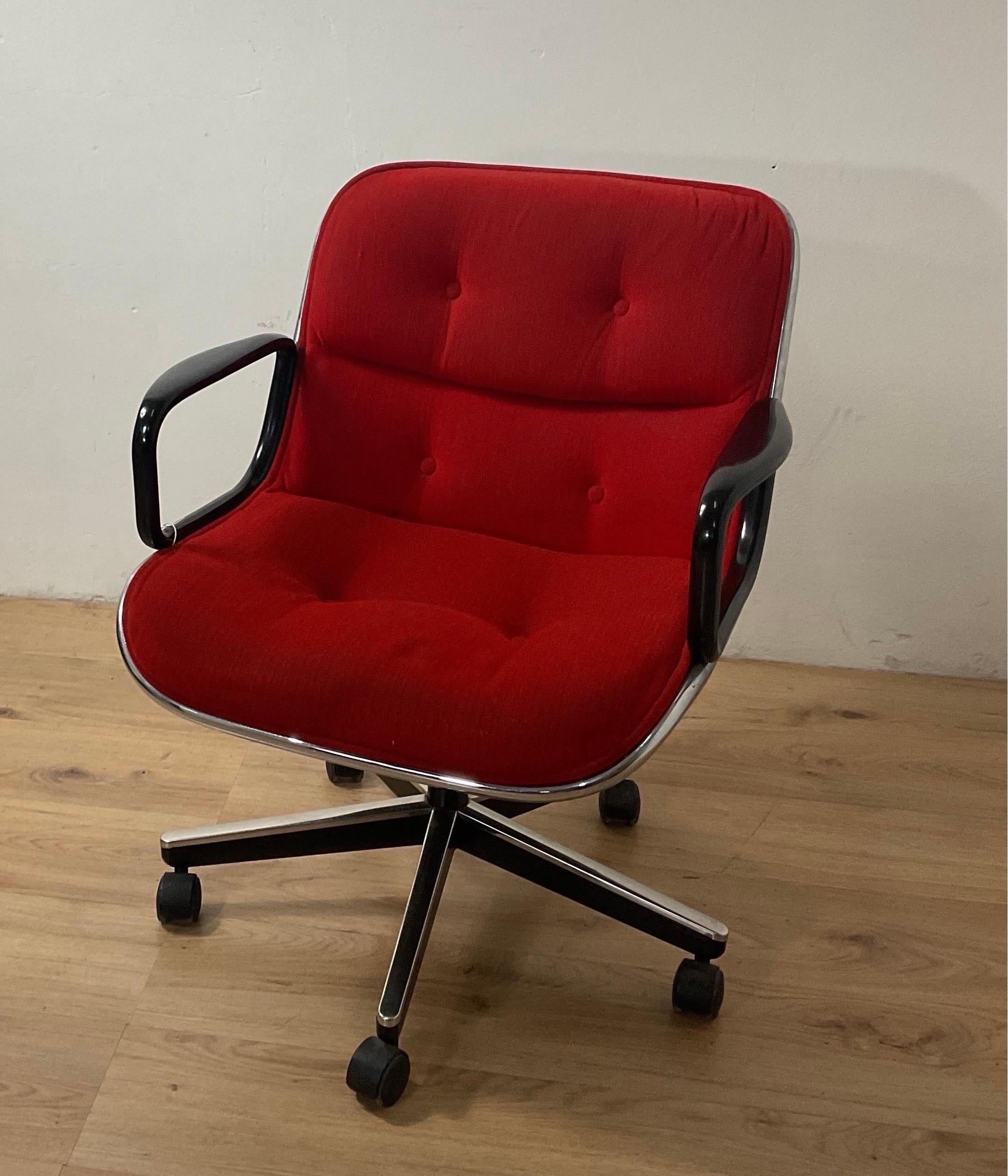 Mid-20th Century Charles Pollock Executive Chair for Knoll, 1963 For Sale