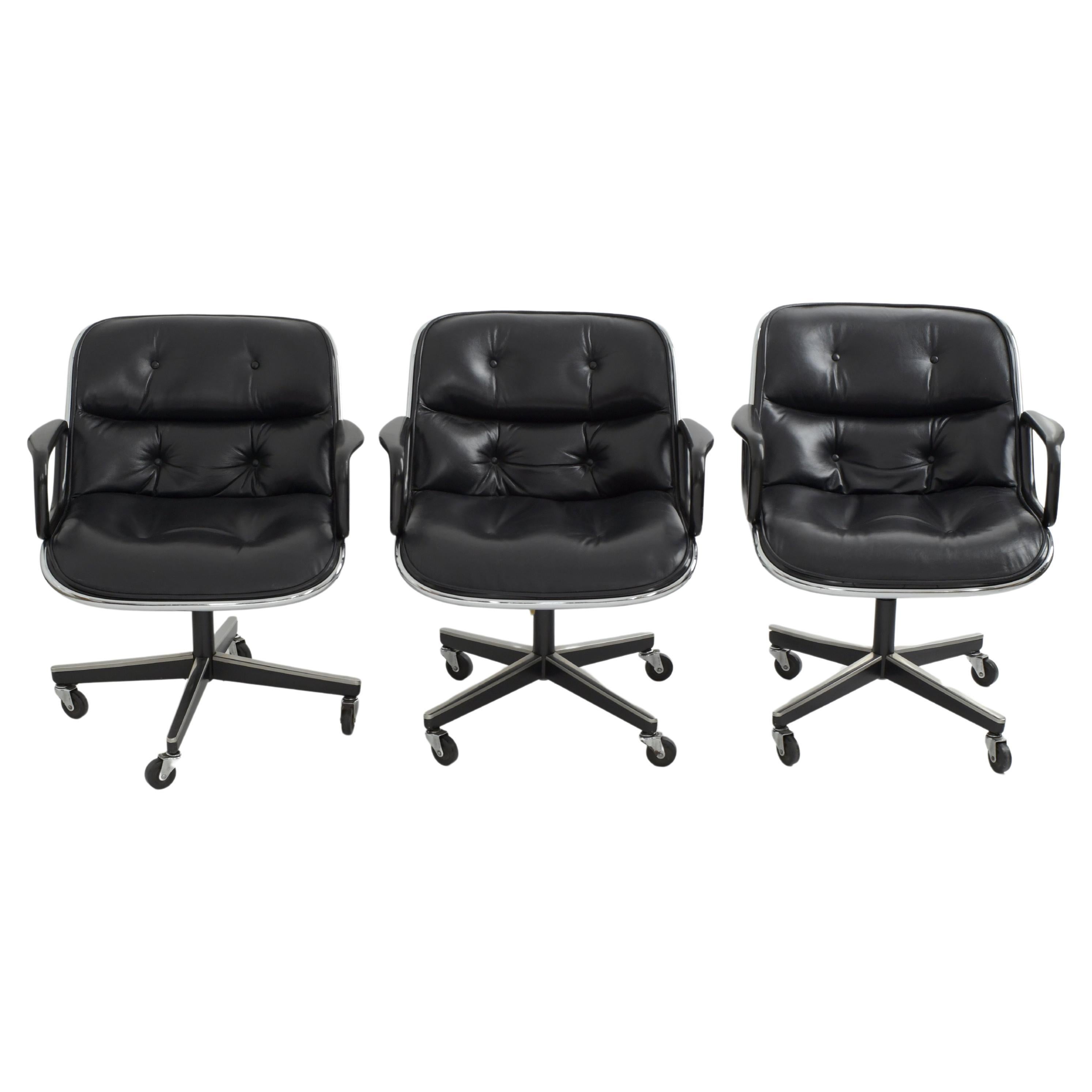 Charles Pollock Executive Chairs for Knoll 