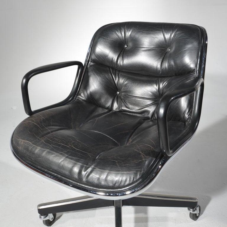 American Charles Pollock Executive Desk Chairs for Knoll For Sale
