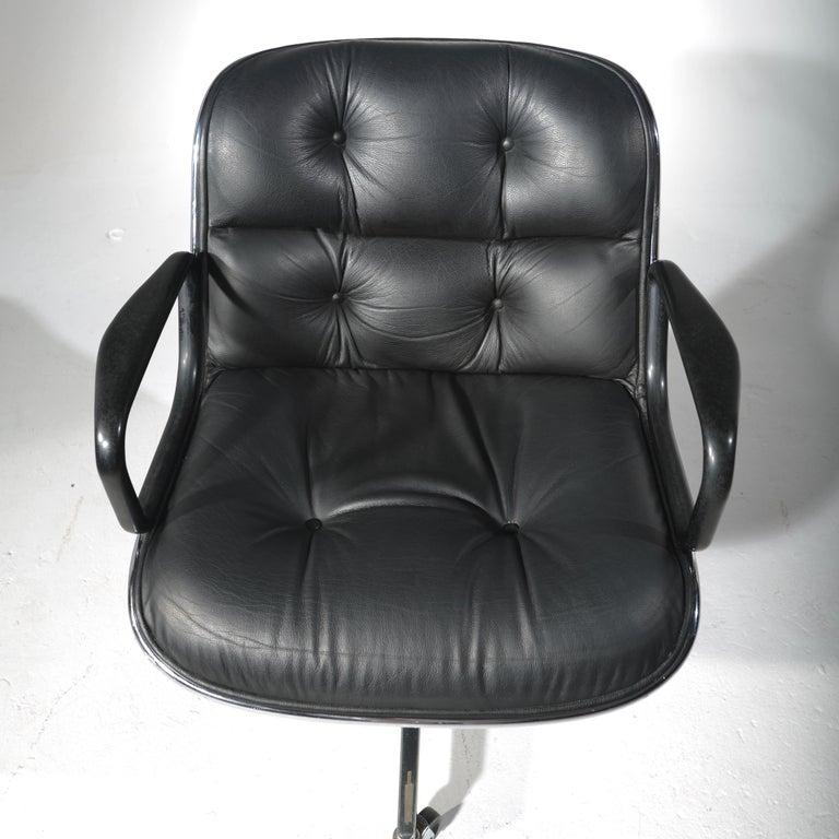 Late 20th Century Charles Pollock Executive Desk Chairs for Knoll For Sale