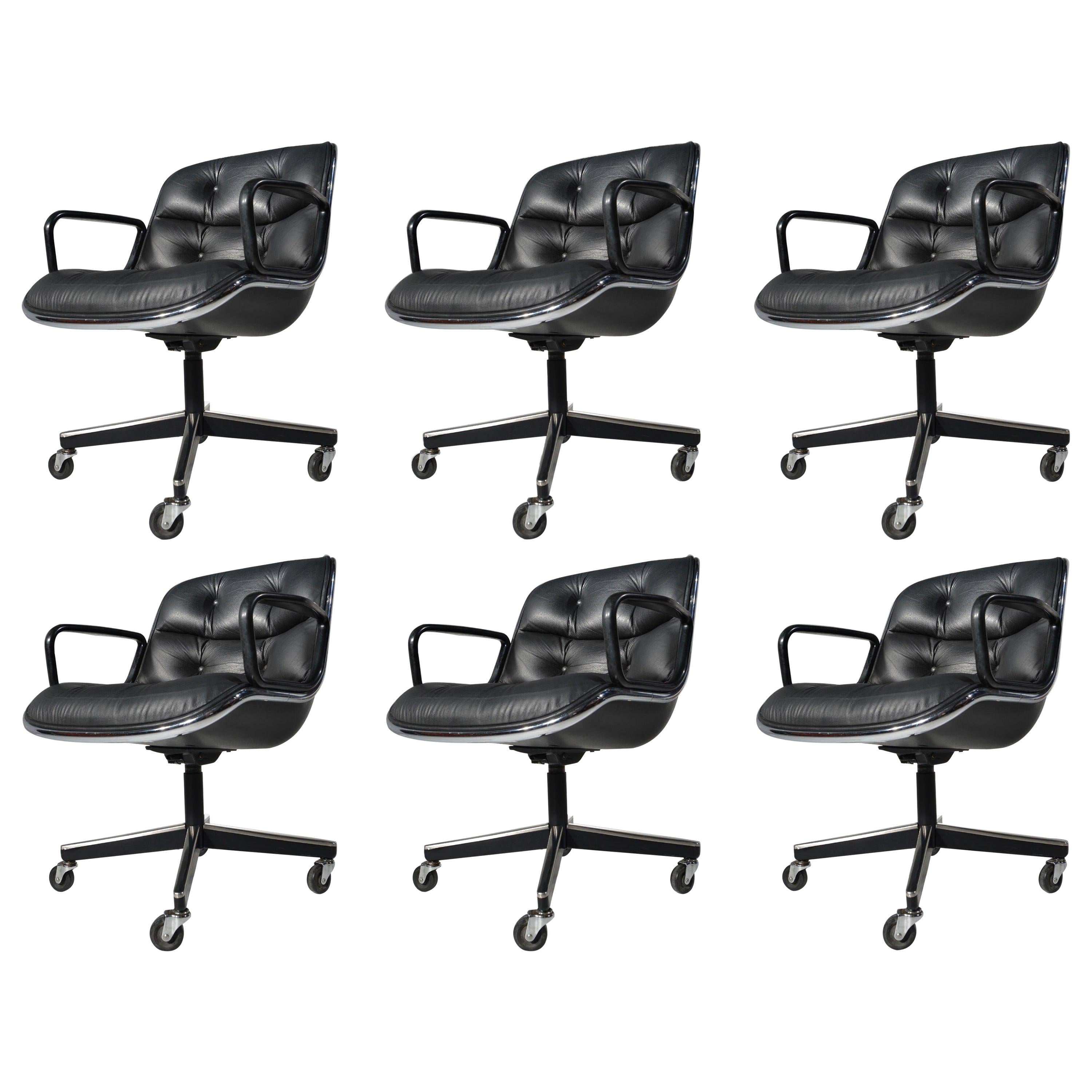 Charles Pollock Executive Desk Chairs for Knoll