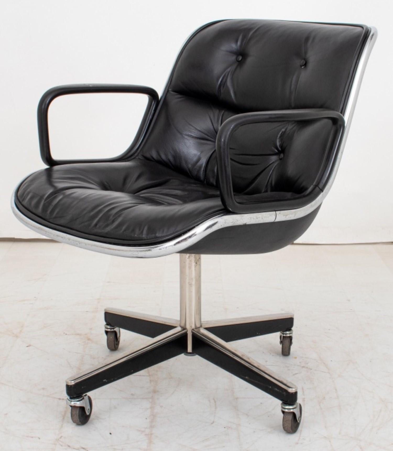Charles Pollock Executive Office Chair for Knoll In Good Condition For Sale In New York, NY