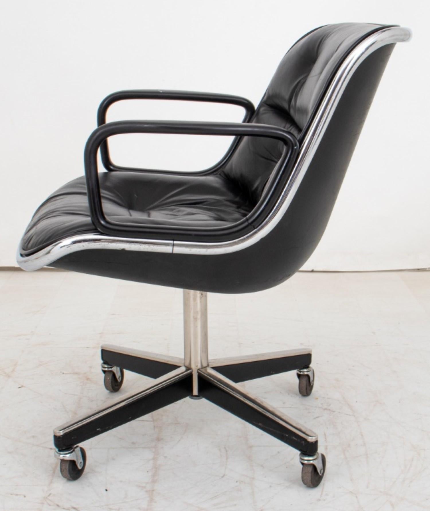 20th Century Charles Pollock Executive Office Chair for Knoll For Sale