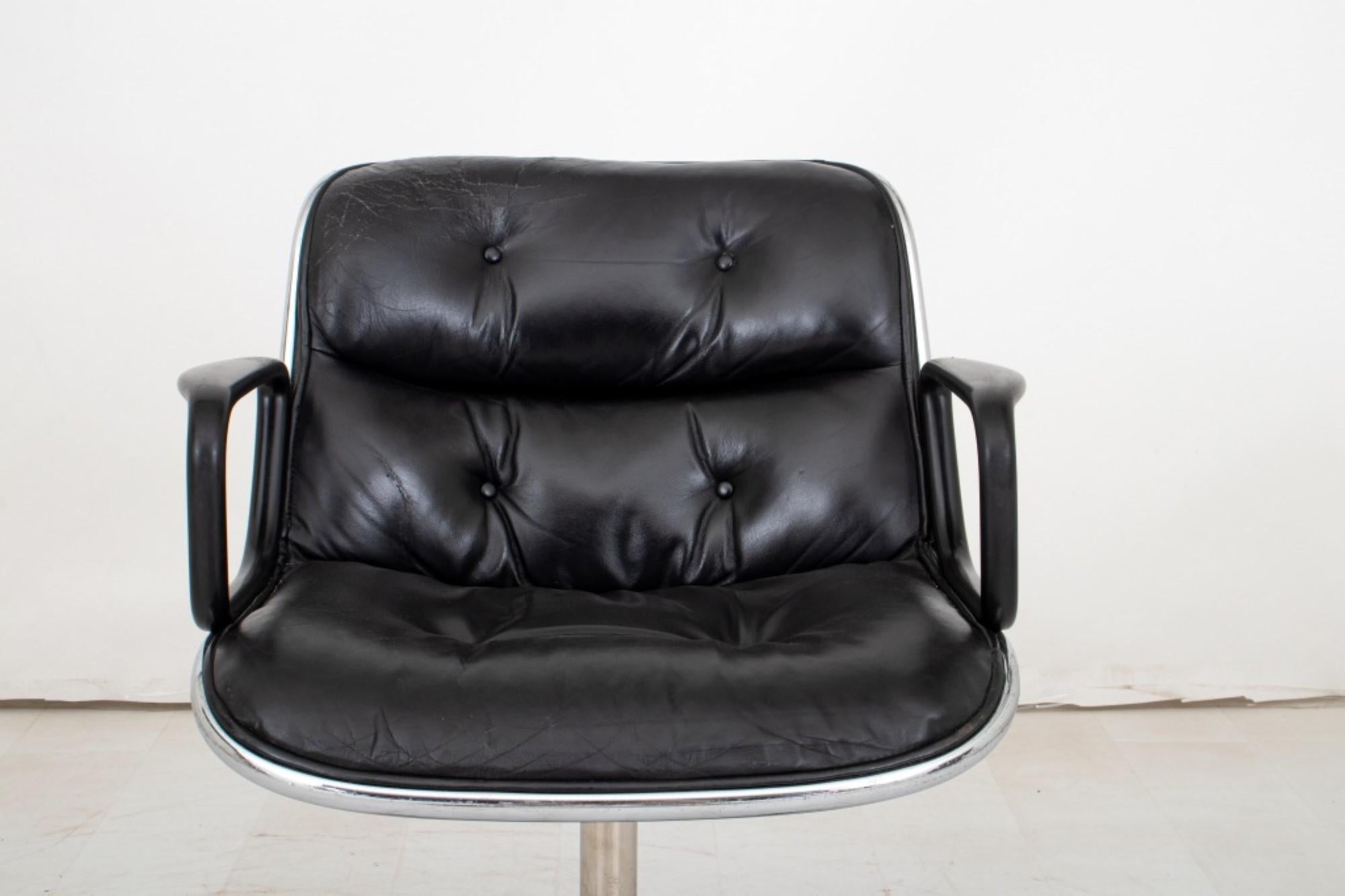 20th Century Charles Pollock Executive Office Chair for Knoll For Sale