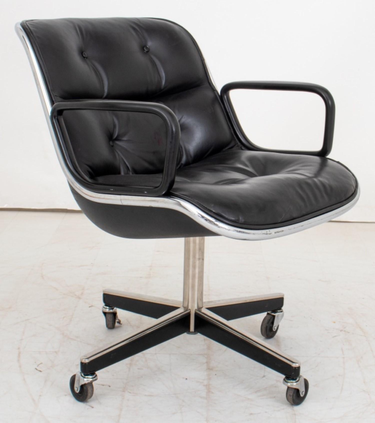 Metal Charles Pollock Executive Office Chair for Knoll