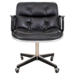 Vintage Charles Pollock Executive Office Chair for Knoll