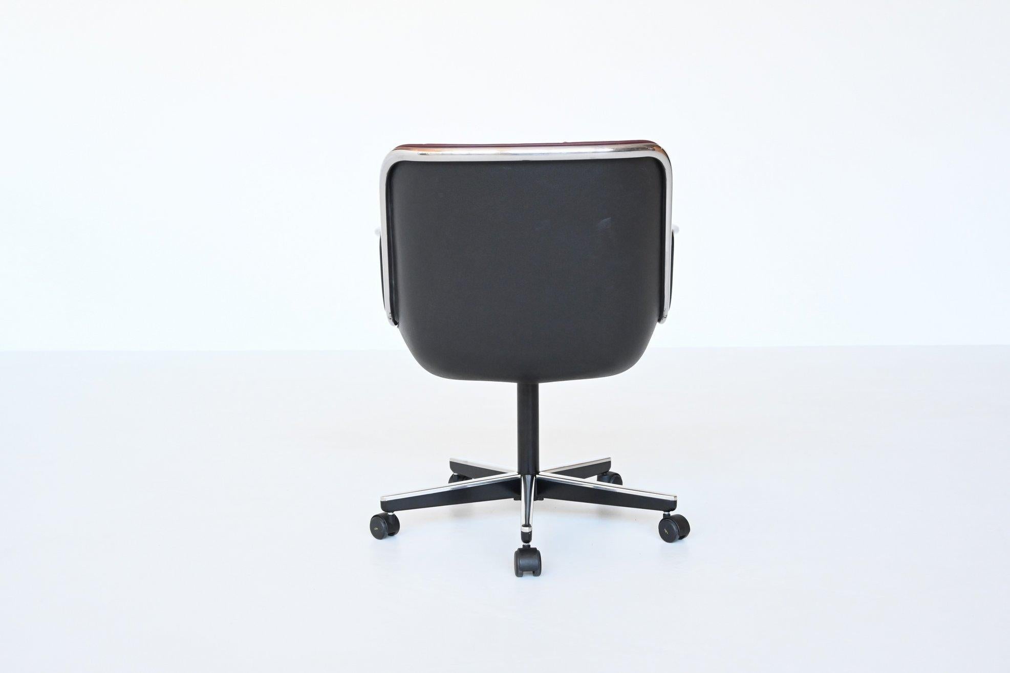 Mid-Century Modern Charles Pollock Executive Office Chair Knoll International, USA, 1963