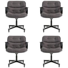 Vintage Charles Pollock for Knoll International Executive Desk Chair, circa 1980