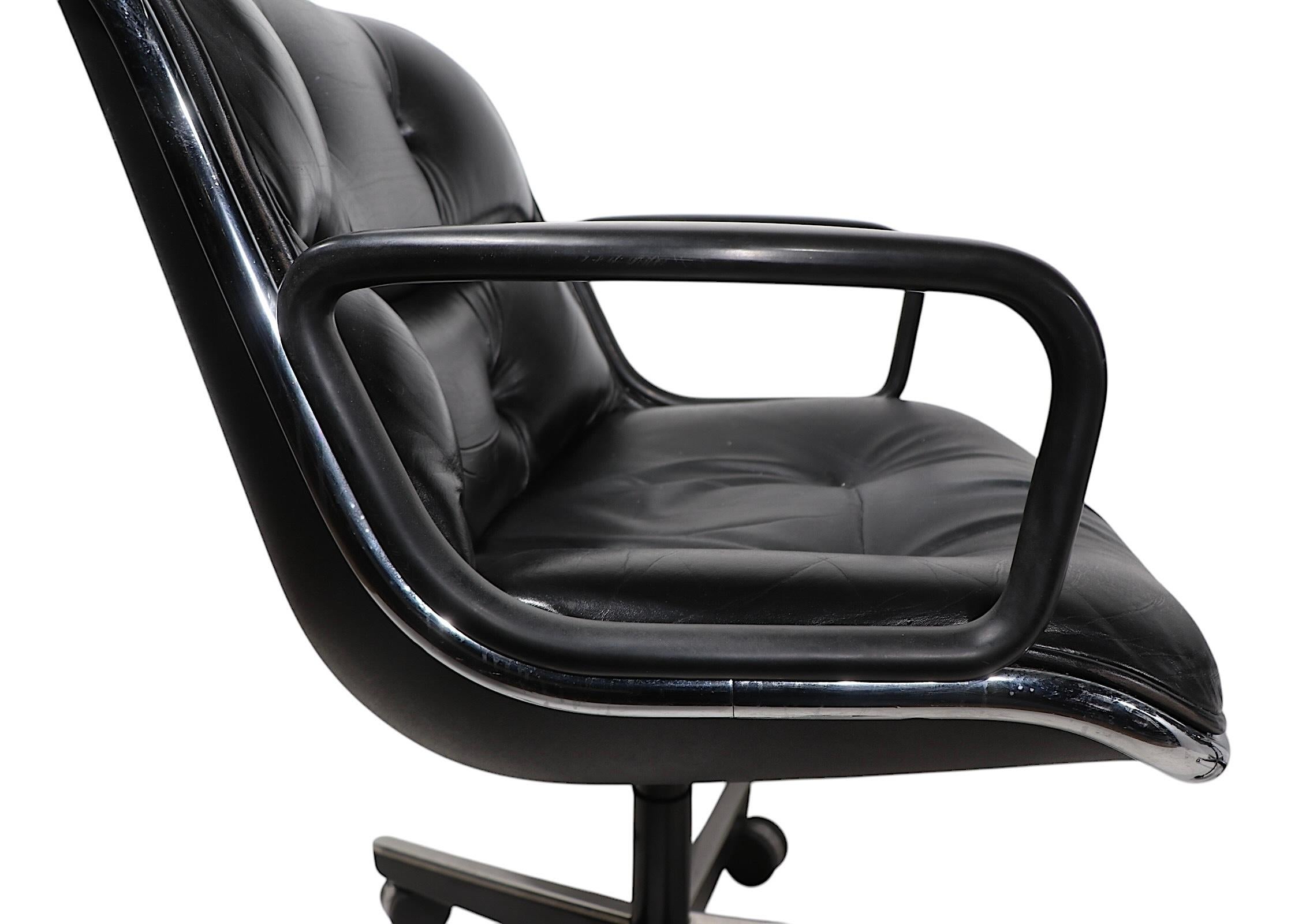Charles Pollock for Knoll Swivel Tilt Desk Chairs c. 1980's  16 available For Sale 7