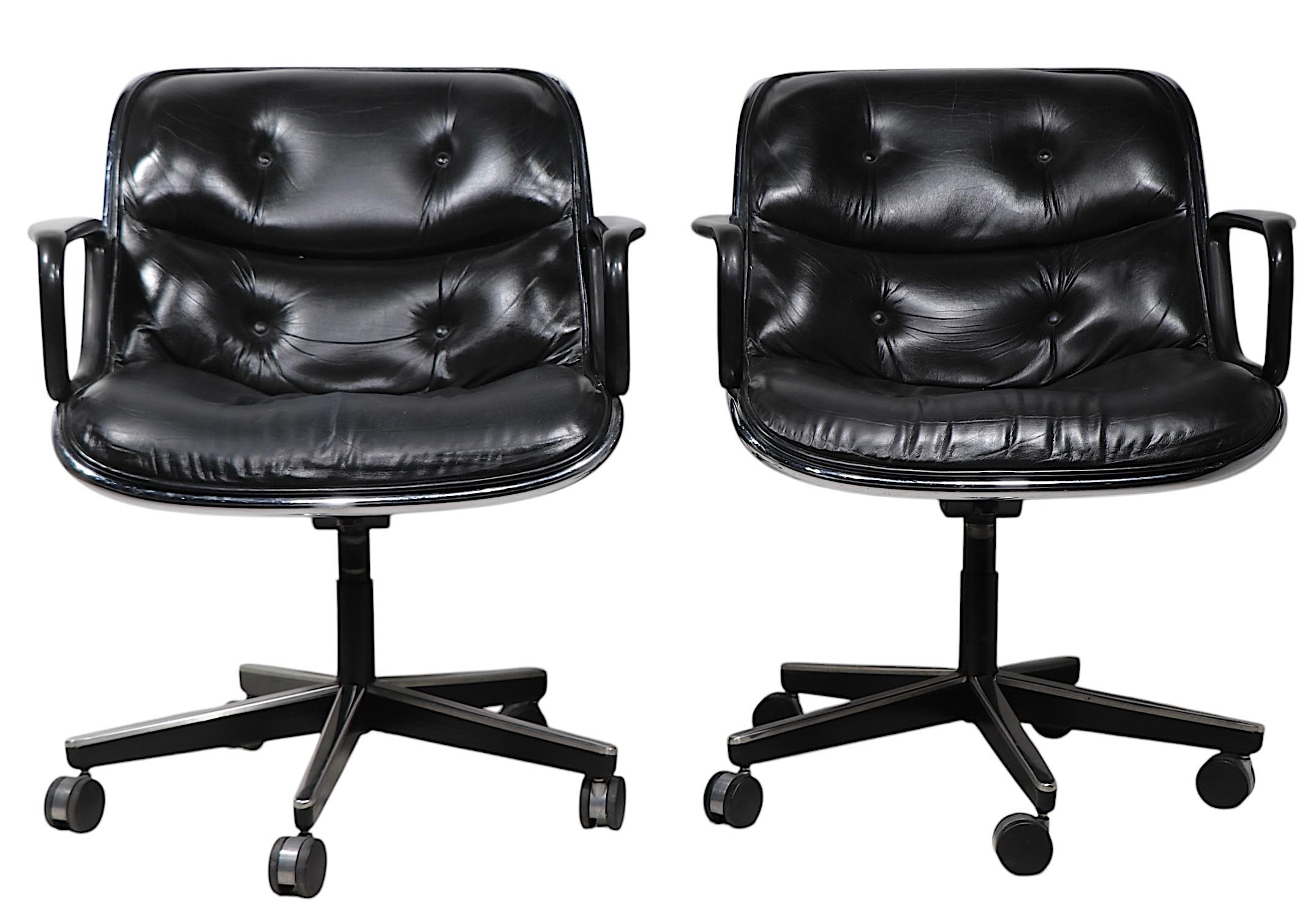 Charles Pollock for Knoll Swivel Tilt Desk Chairs c. 1980's  16 available For Sale 10