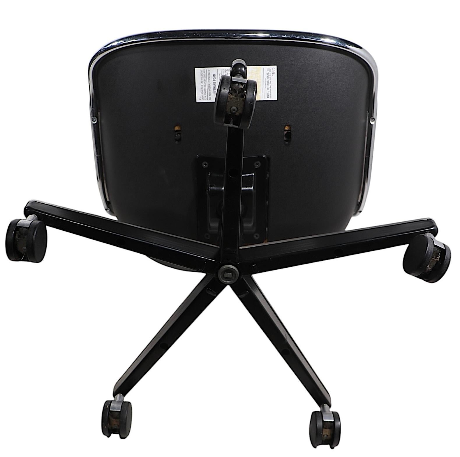 Space Age Charles Pollock for Knoll Swivel Tilt Desk Chairs c. 1980's  16 available For Sale