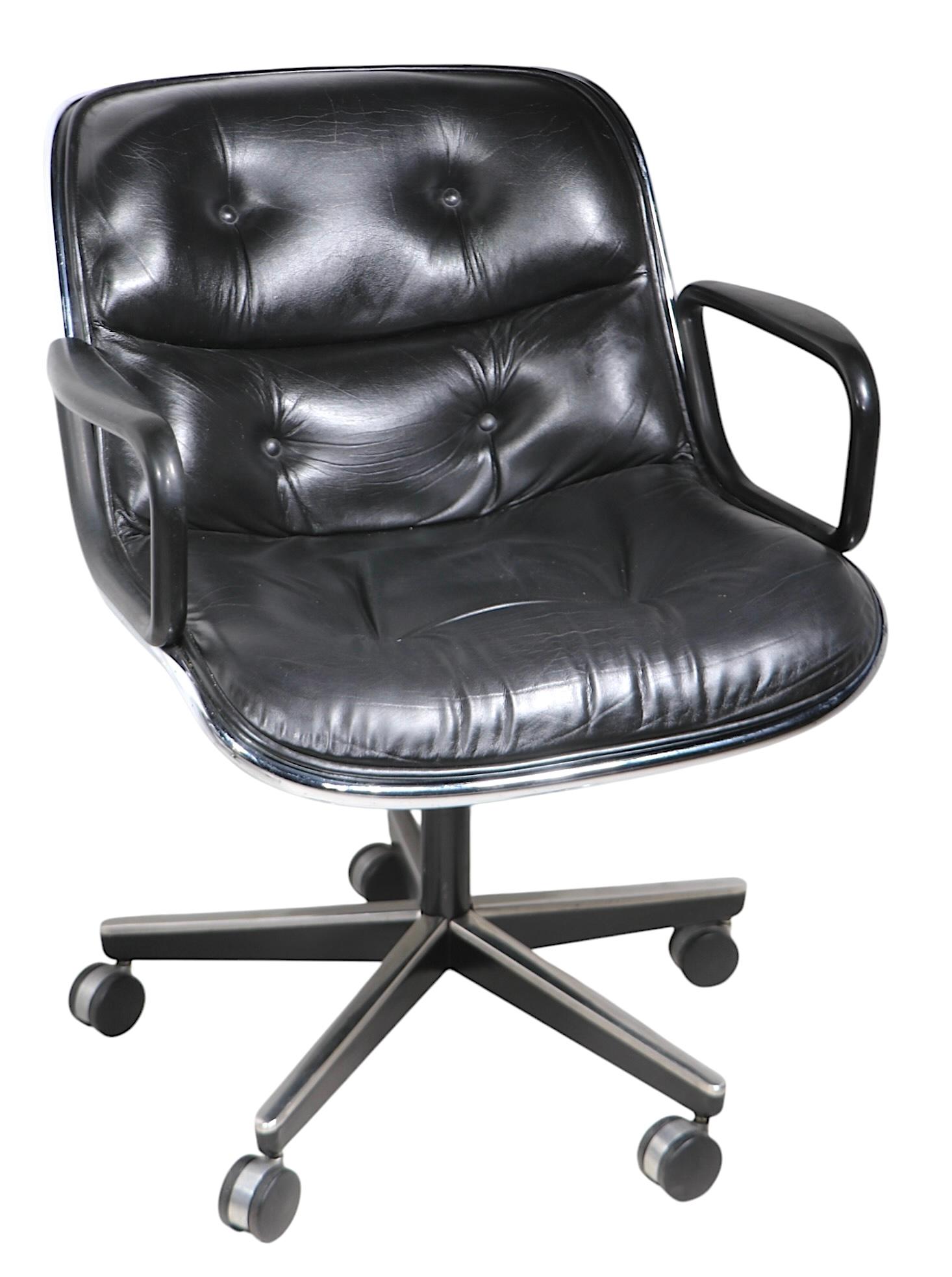 American Charles Pollock for Knoll Swivel Tilt Desk Chairs c. 1980's  16 available For Sale