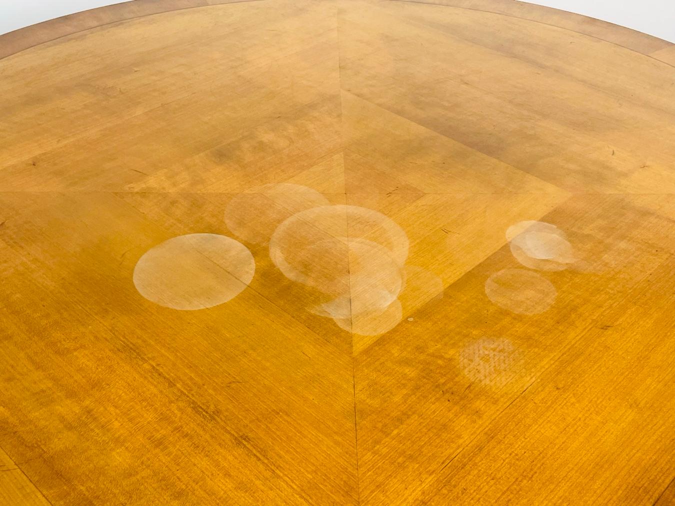 Table de salle à manger en bois doré Charles Pollock pour William Switzer en vente 3