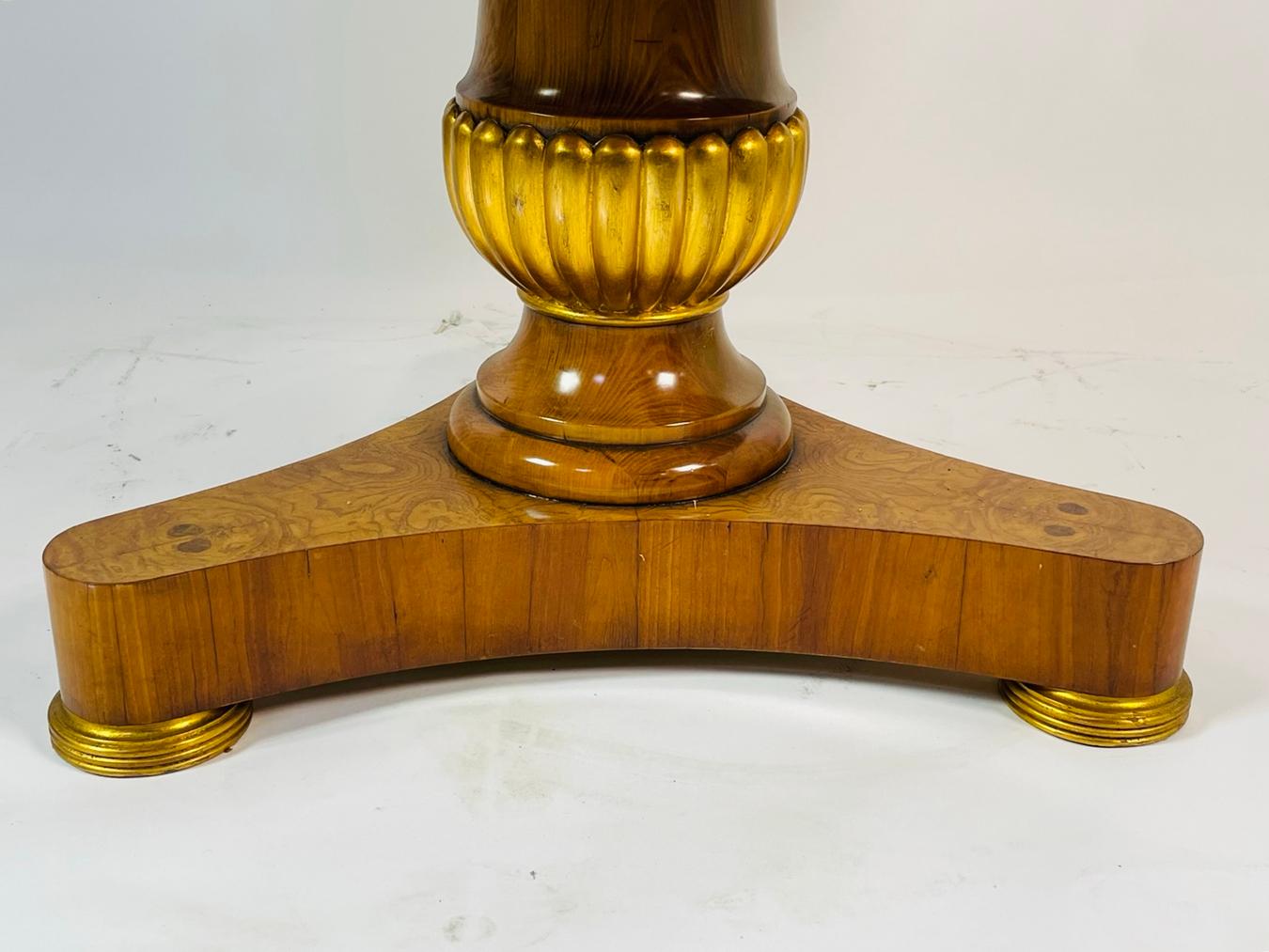 Table de salle à manger en bois doré Charles Pollock pour William Switzer en vente 5