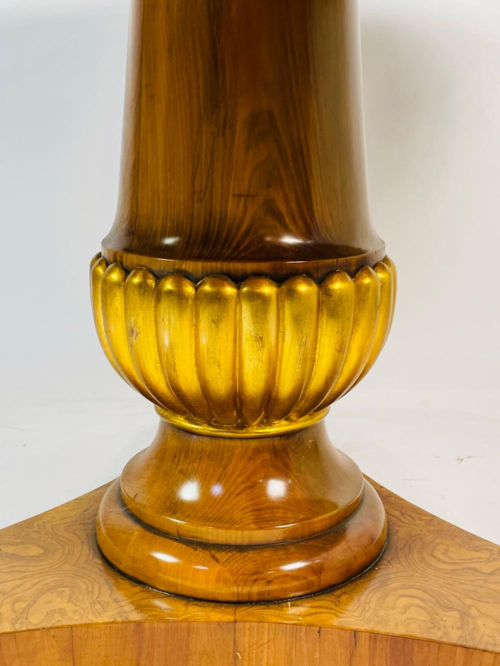 Fin du 20e siècle Table de salle à manger en bois doré Charles Pollock pour William Switzer en vente