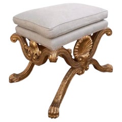 Charles Pollock for William Switzer William Kent Bench Giltwood Bench