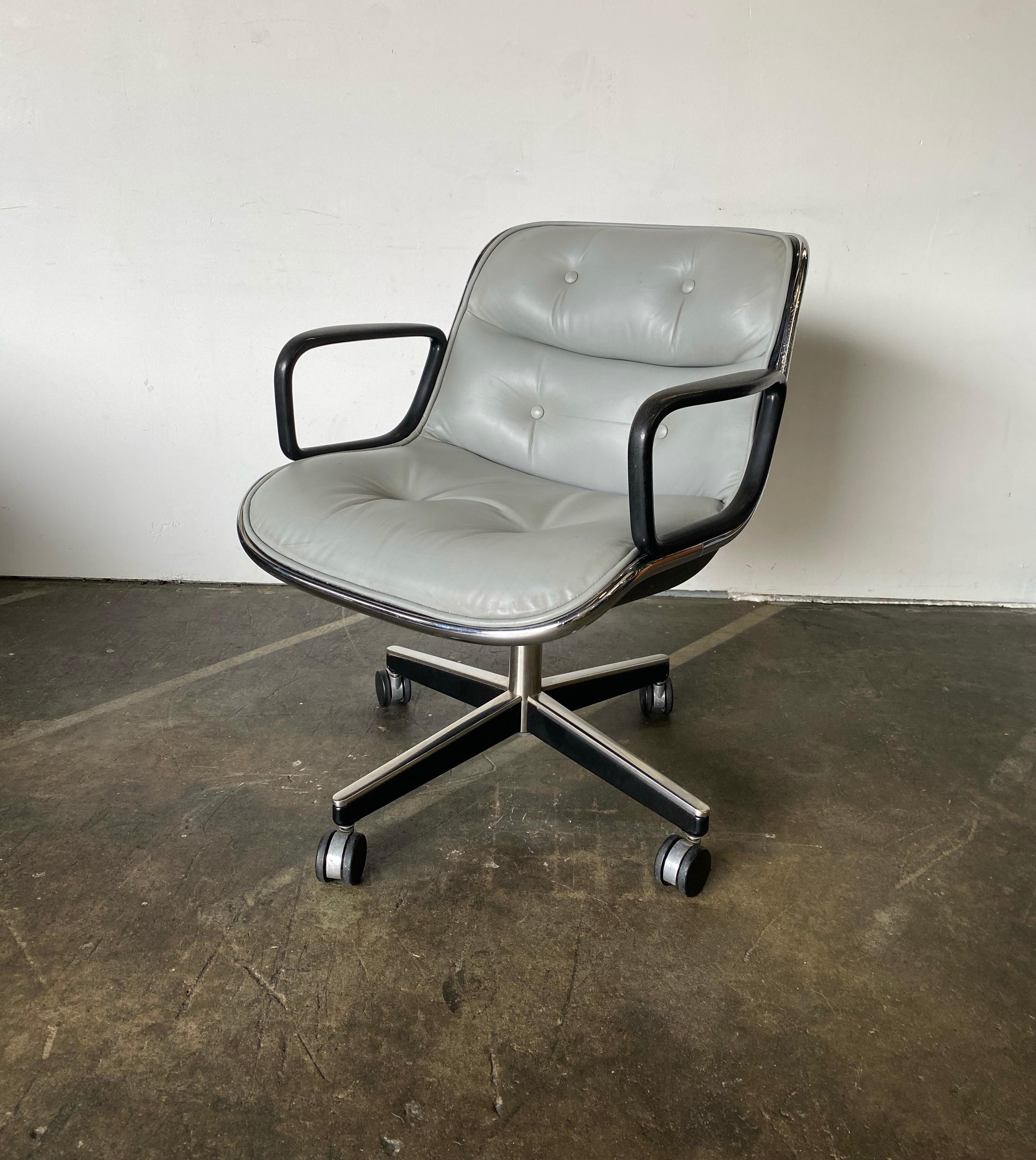 Mid-Century Modern Charles Pollock Office/Desk Chair by Knoll