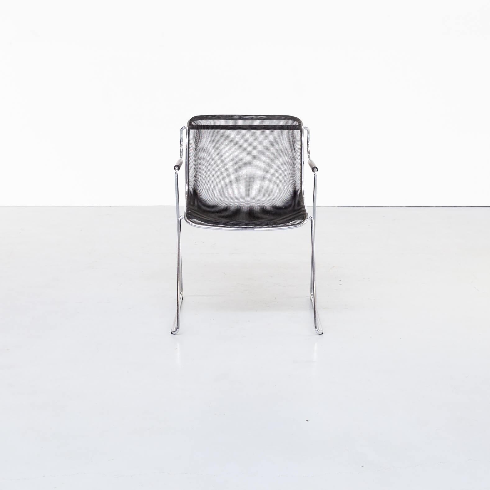 Charles Pollock ‘Penelope’ Chairs for Castelli Set/4 In Good Condition For Sale In Amstelveen, Noord