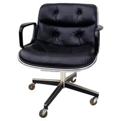 Retro Charles Pollock Rolling Task Chair by Knoll
