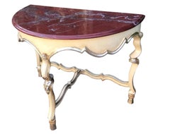 Console Demilune italienne Charles Pollock - William Switzer