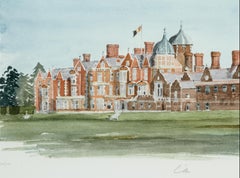 Sandringham - Litografia firmata, Arte reale, Case reali, Sandringham House