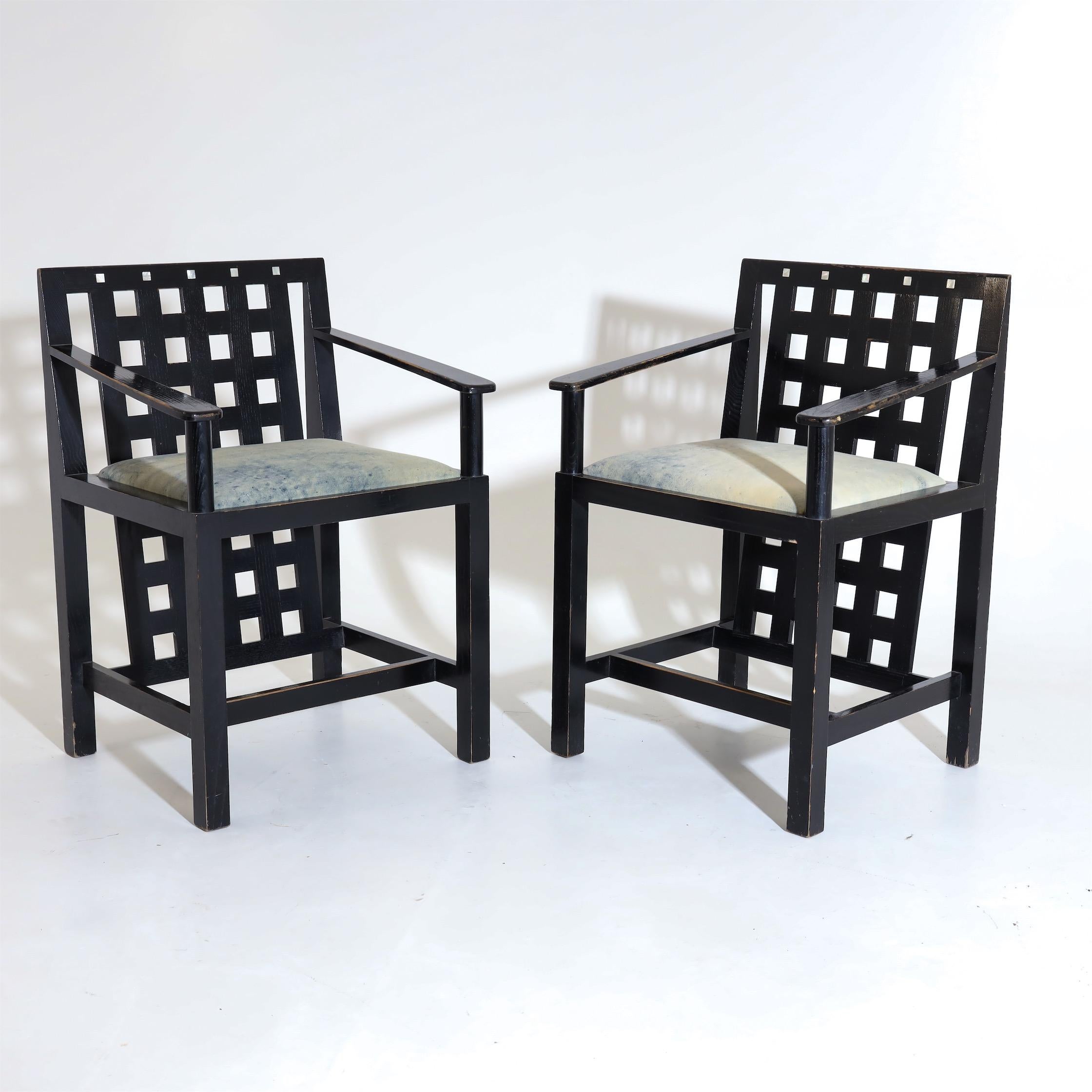 Charles R. Mackintosh, D.S.4 Armchairs for Cassina, after 1975 1