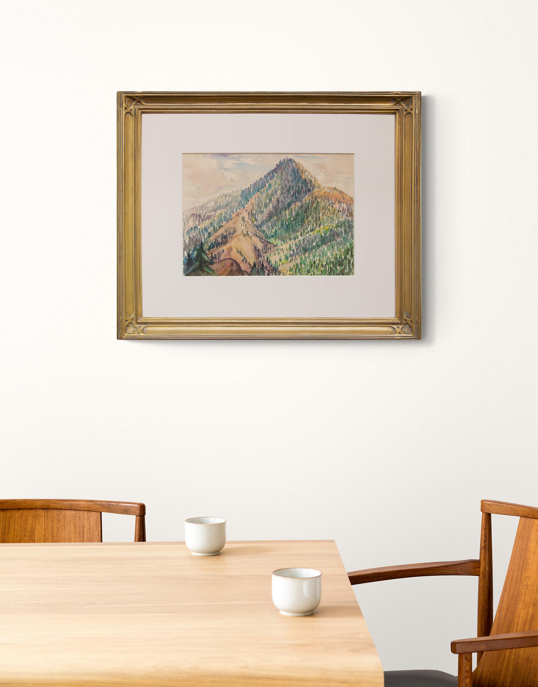 Cameron's Cone, Colorado Springs, Colorado, Framed Colorado Landscape Painting For Sale 2