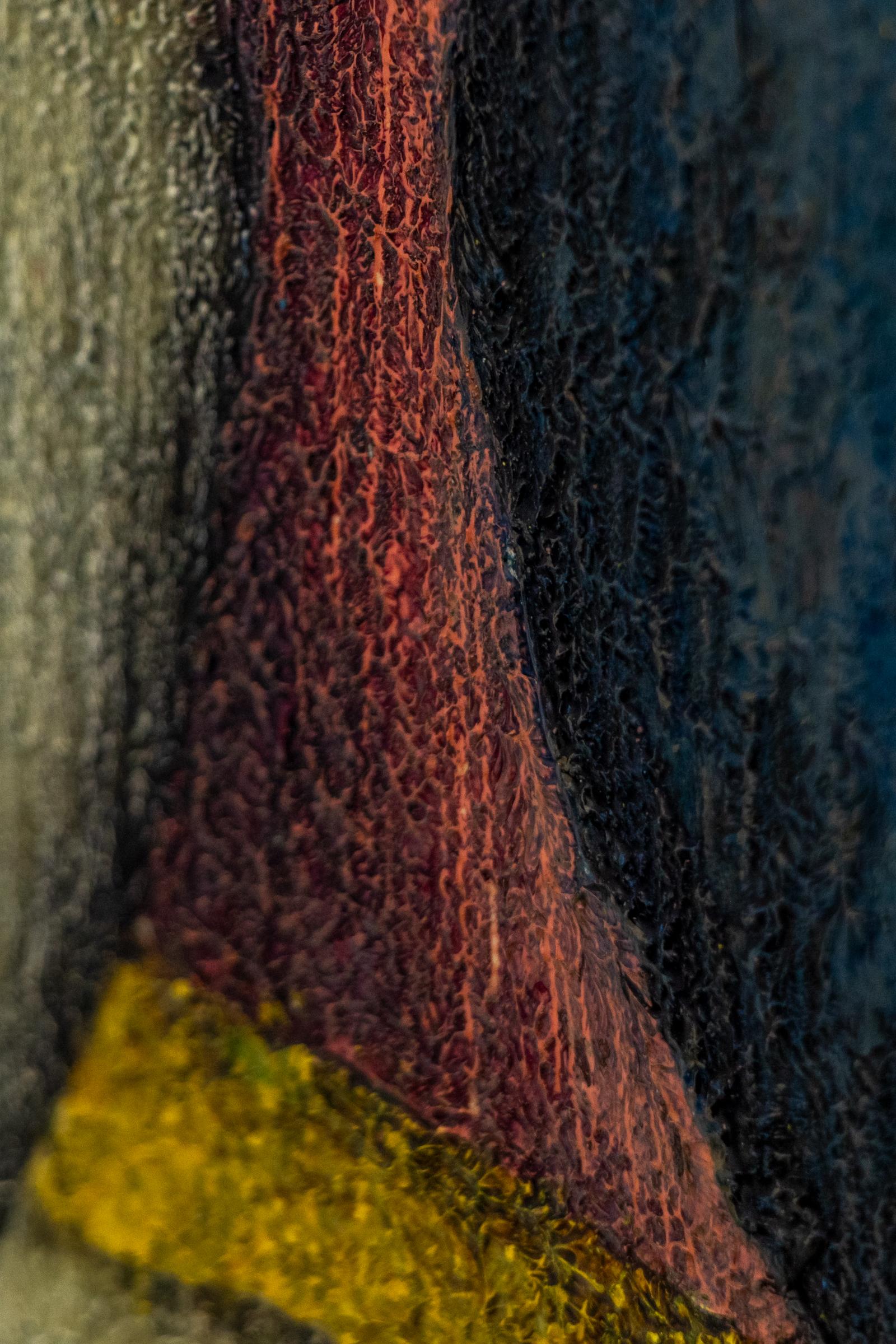 Charles Ragland Bunnell 1940 Surrealistisches Ölgemälde eines Mannes mit Augenkugel im Angebot 4