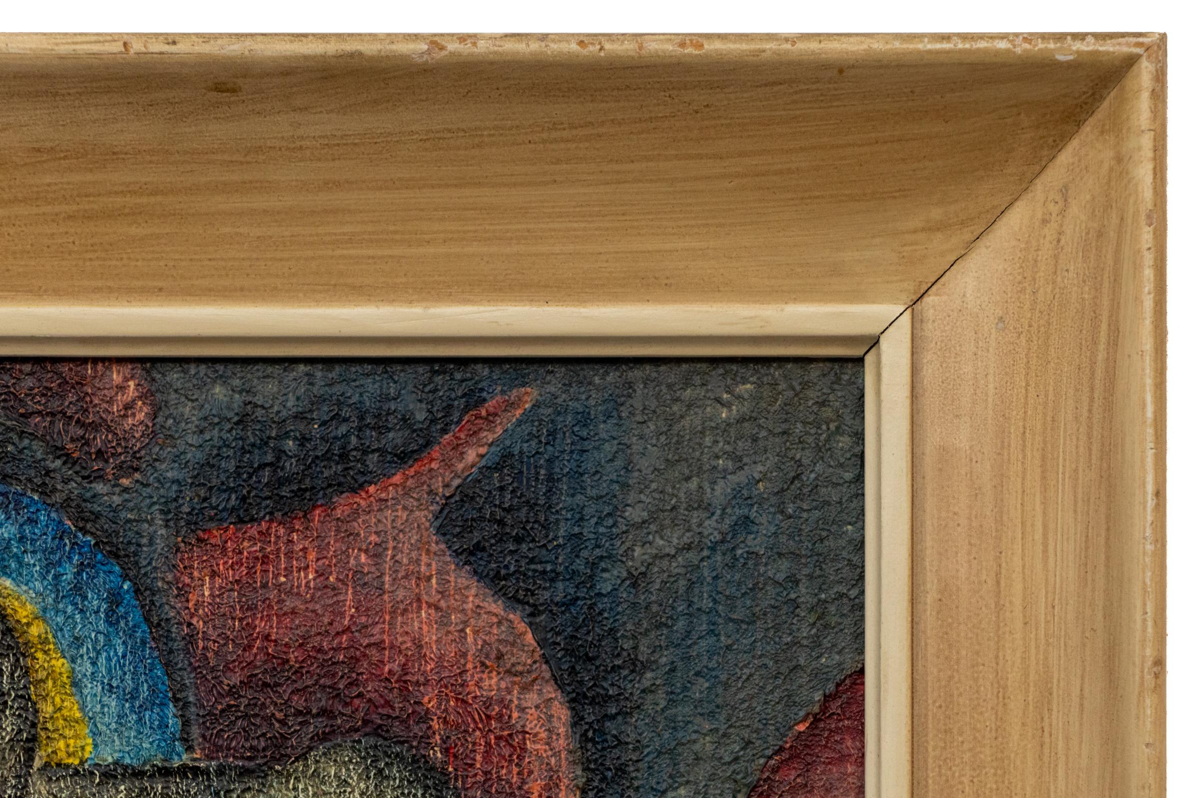 Charles Ragland Bunnell 1940 Surrealistisches Ölgemälde eines Mannes mit Augenkugel im Angebot 7